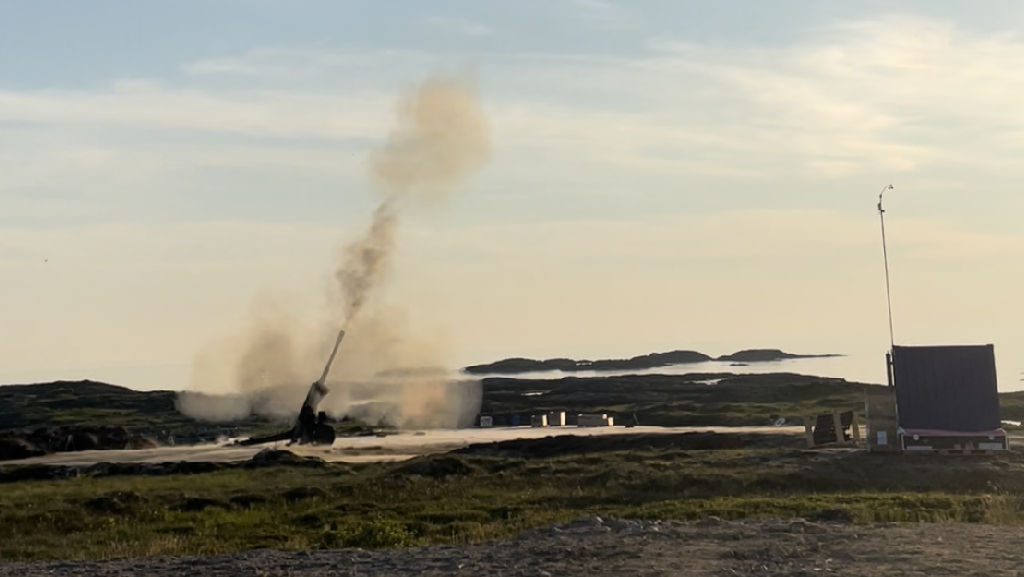 Higher-Res Image Ramjet 155 Long-Range Test in Norway