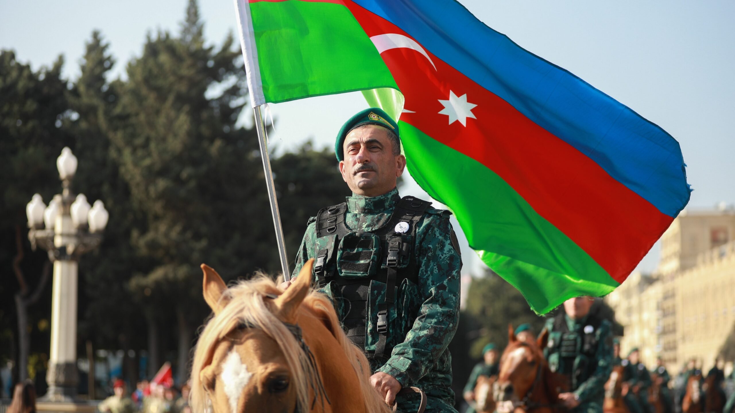 Azerbaijan military horse