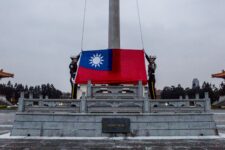 Taiwan flag honor guard