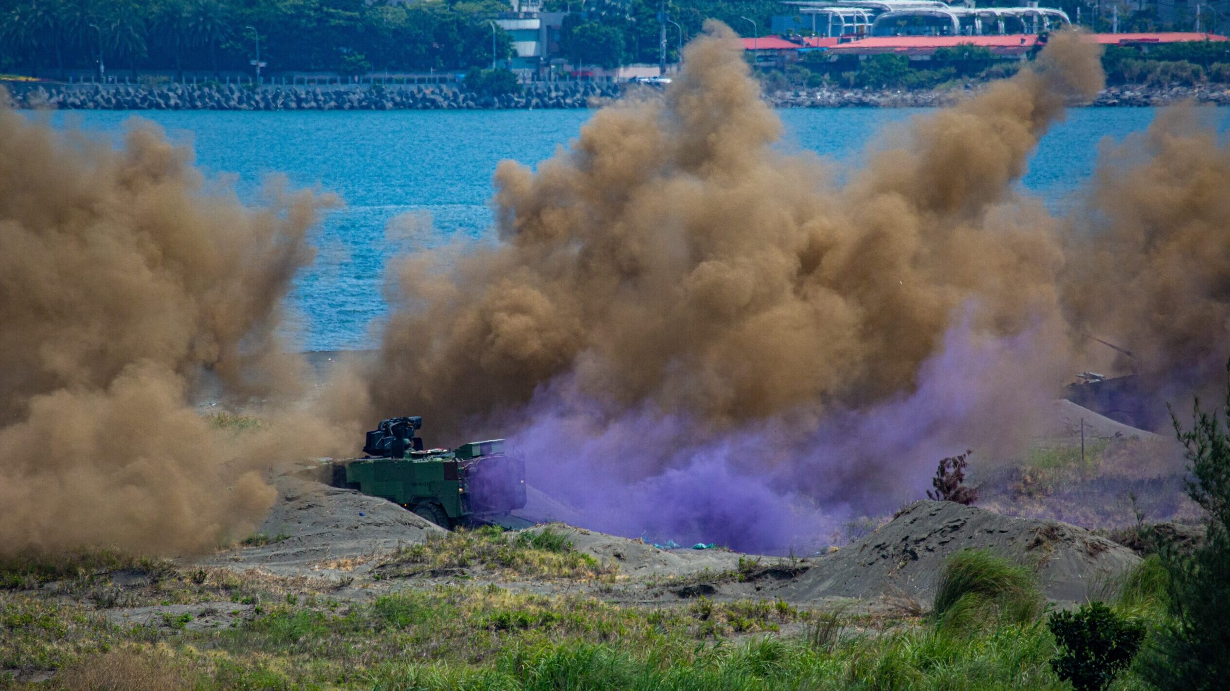 Taiwan Conducts Live Fire Military Exercises