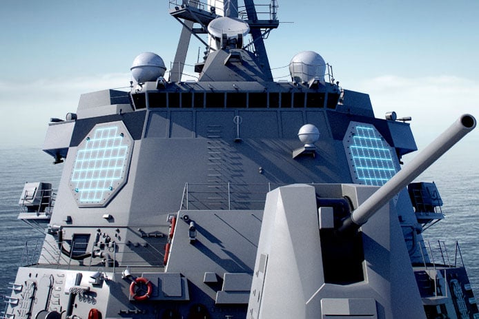 SPY-6 radars can simultaneously track both air breathing targets and ballistic missiles.