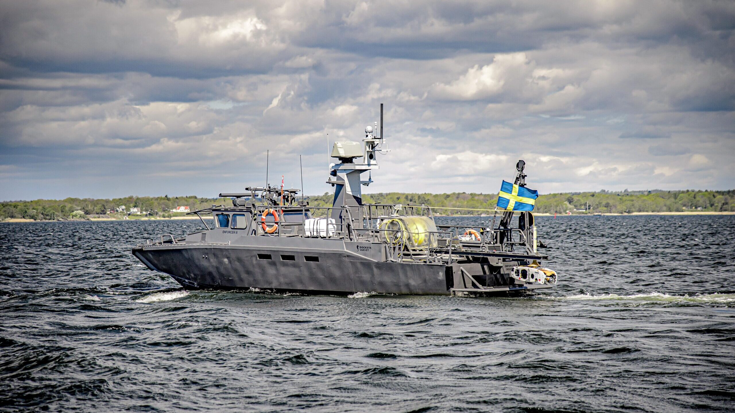 Saab demos autonomous ‘Enforcer-3’ in joint trials with Swedish Navy