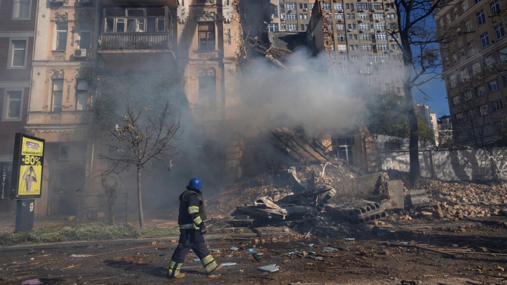 Drone Attack Hits Kyiv