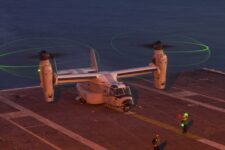 Osprey On The USS Nimitz