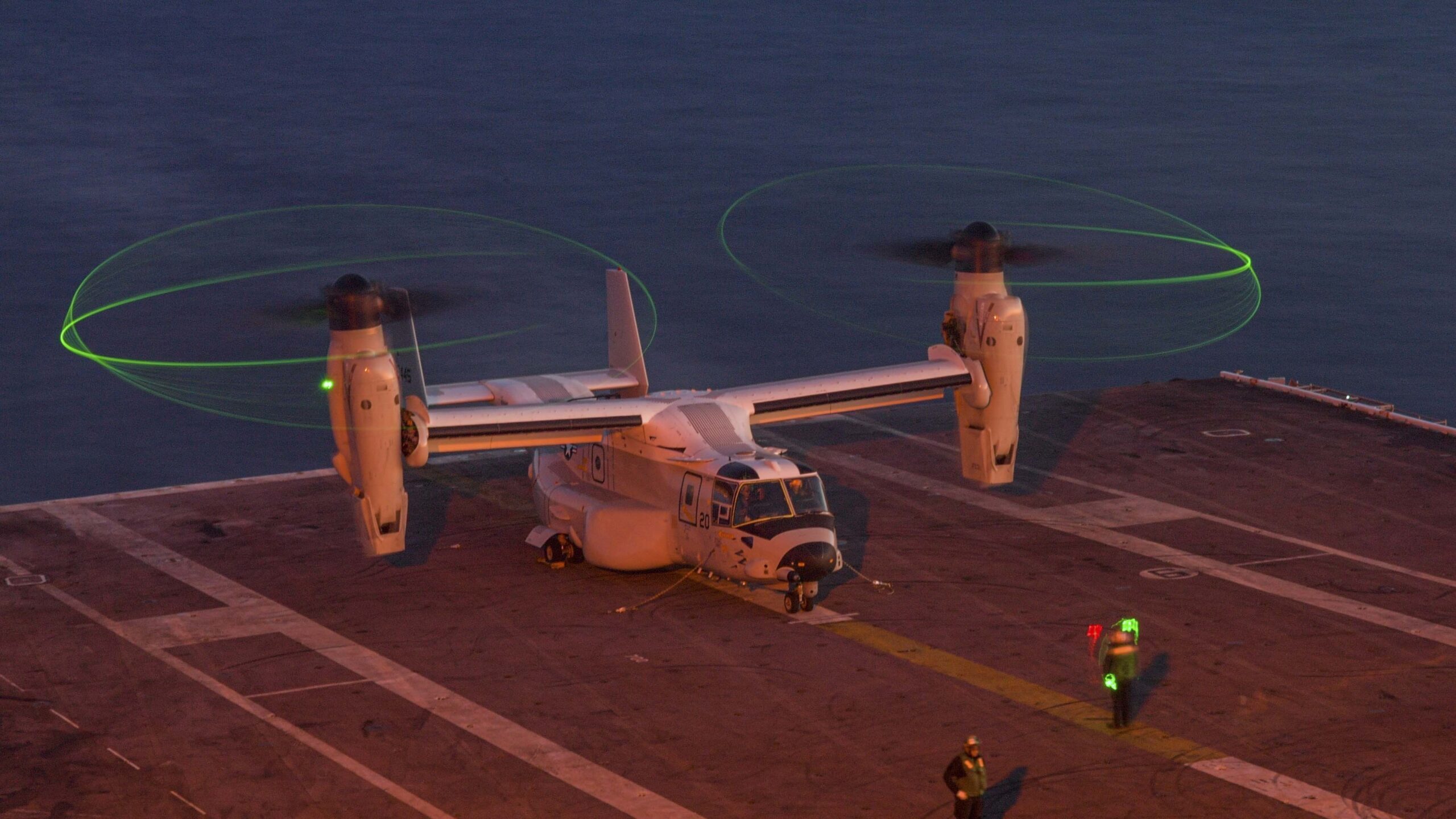 Osprey On The USS Nimitz