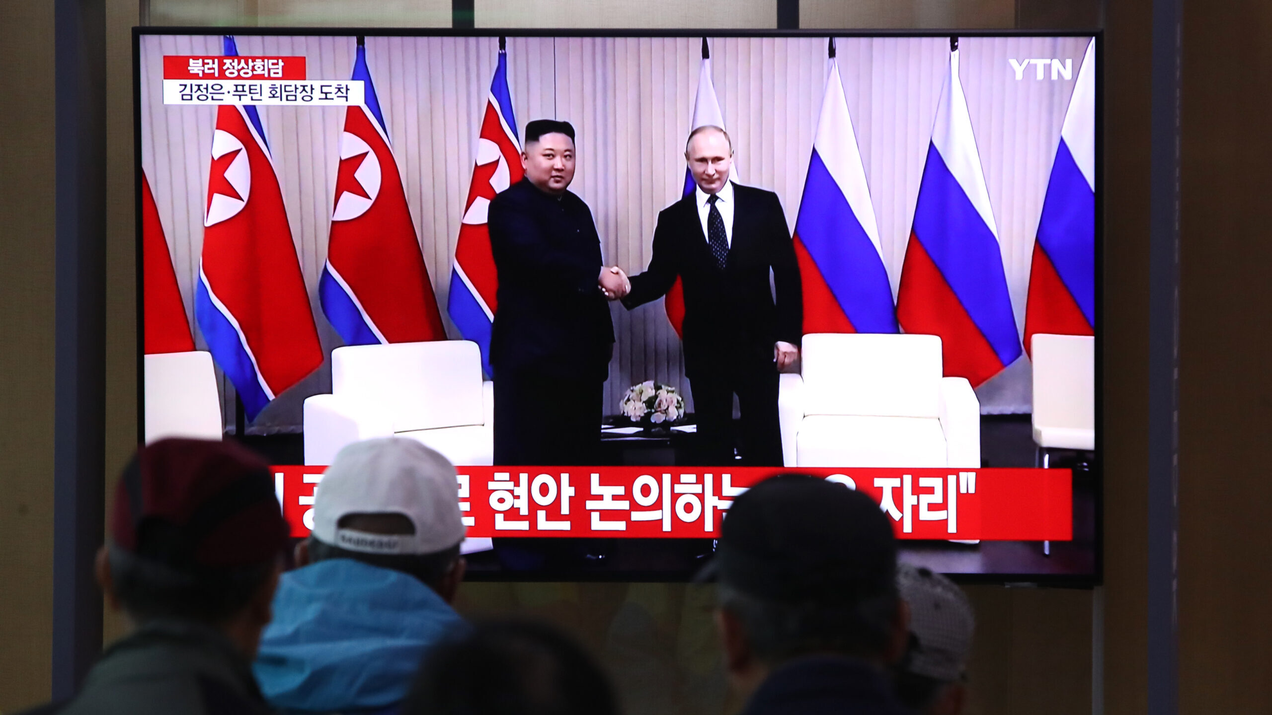 Russian President Putin Meets North Korean Leader Kim During Landmark Summit In Vladivostok