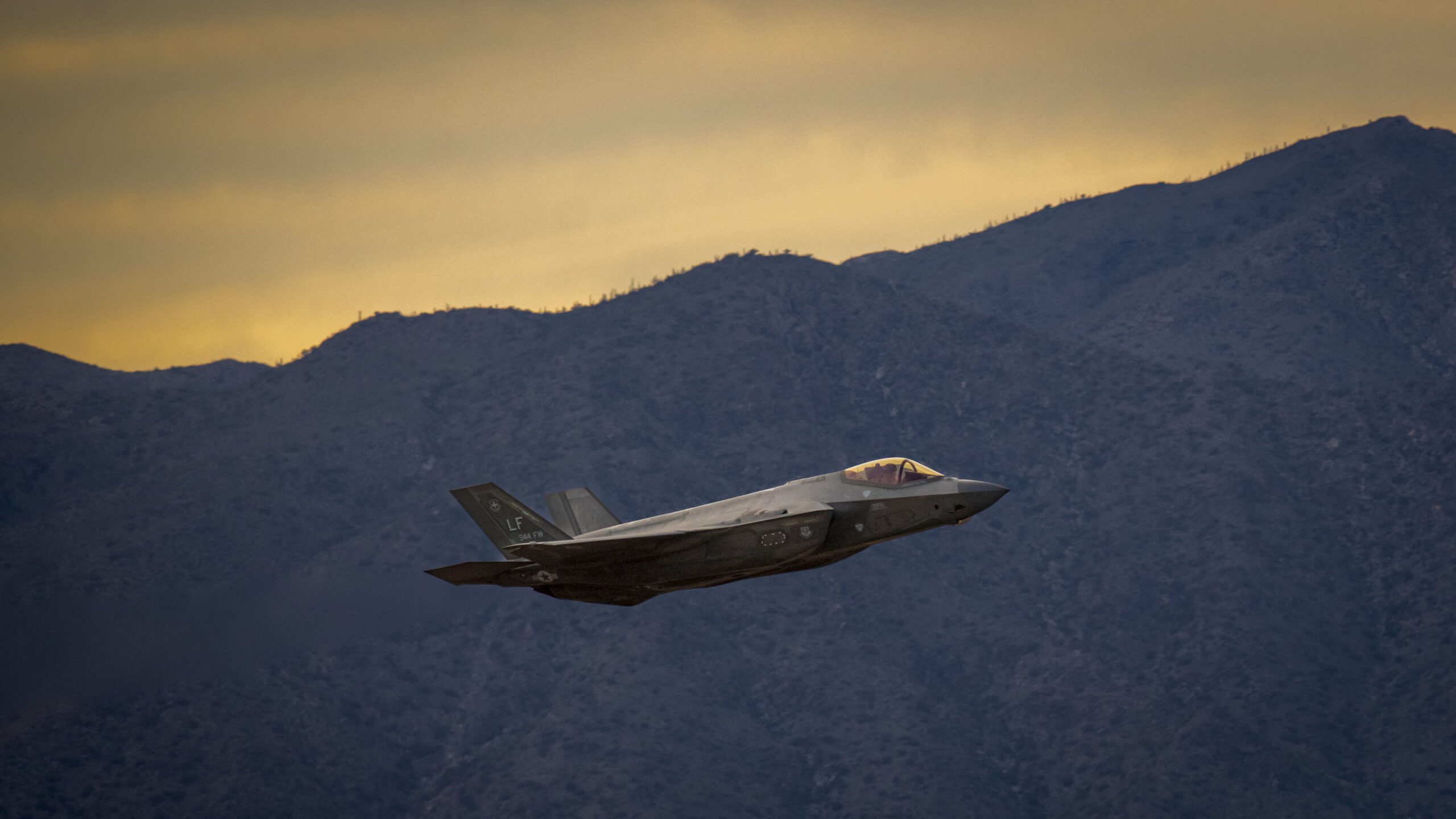 F-35s over Luke AFB