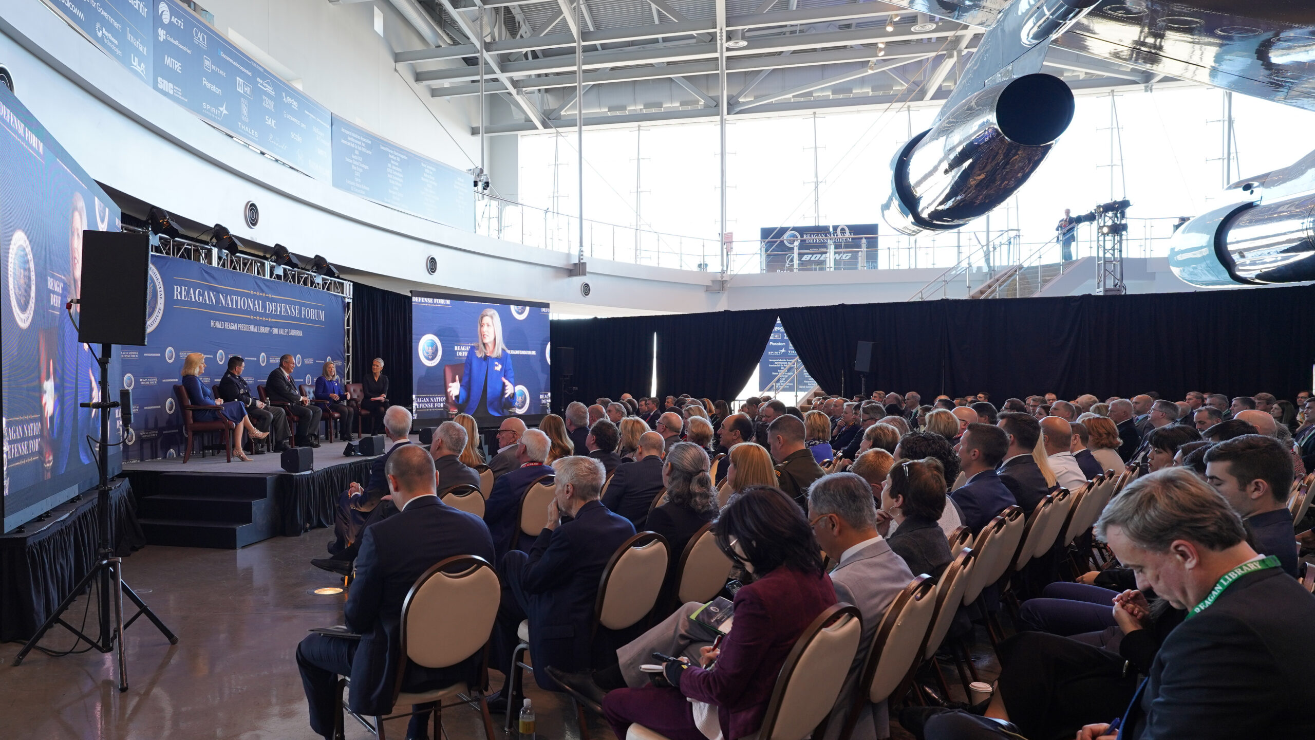 At this year’s Reagan Defense Forum, defense primes, not tech firms, took starring role