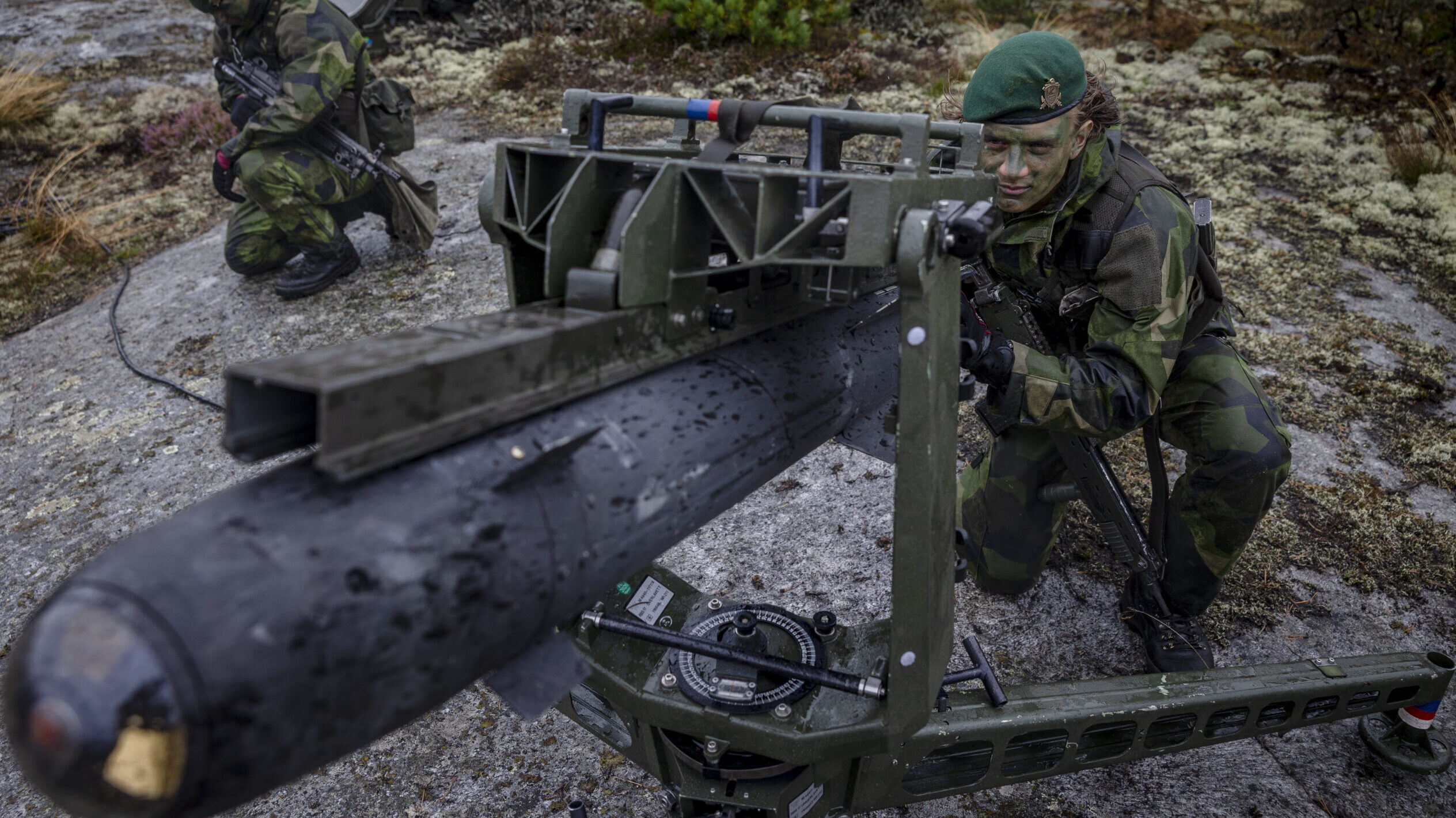Training Drill Of Stockholm Amphibious Regiment And Forces From The US Marine Corps
