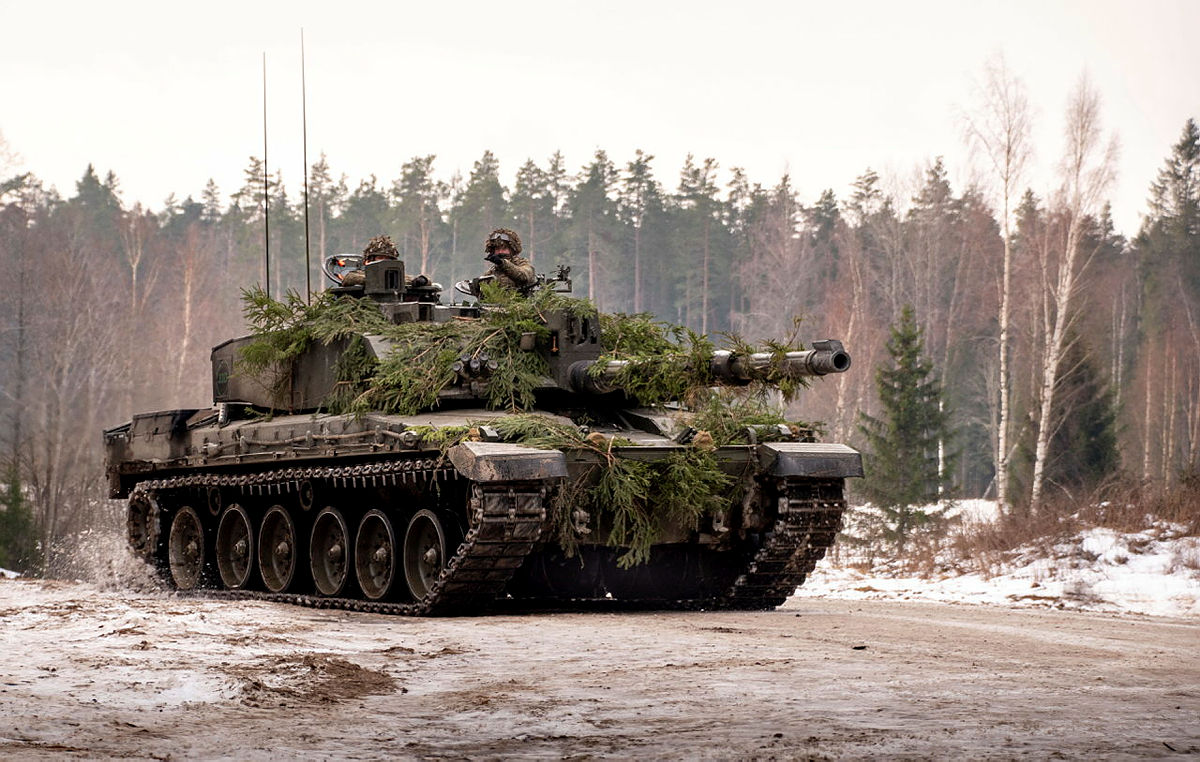 The Challenger 2 Tank Already Has a Lot of Armor. The Ukrainians Added More.