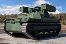 GDLS showcases short-range air defense payload on Tracked Robot 10-Ton