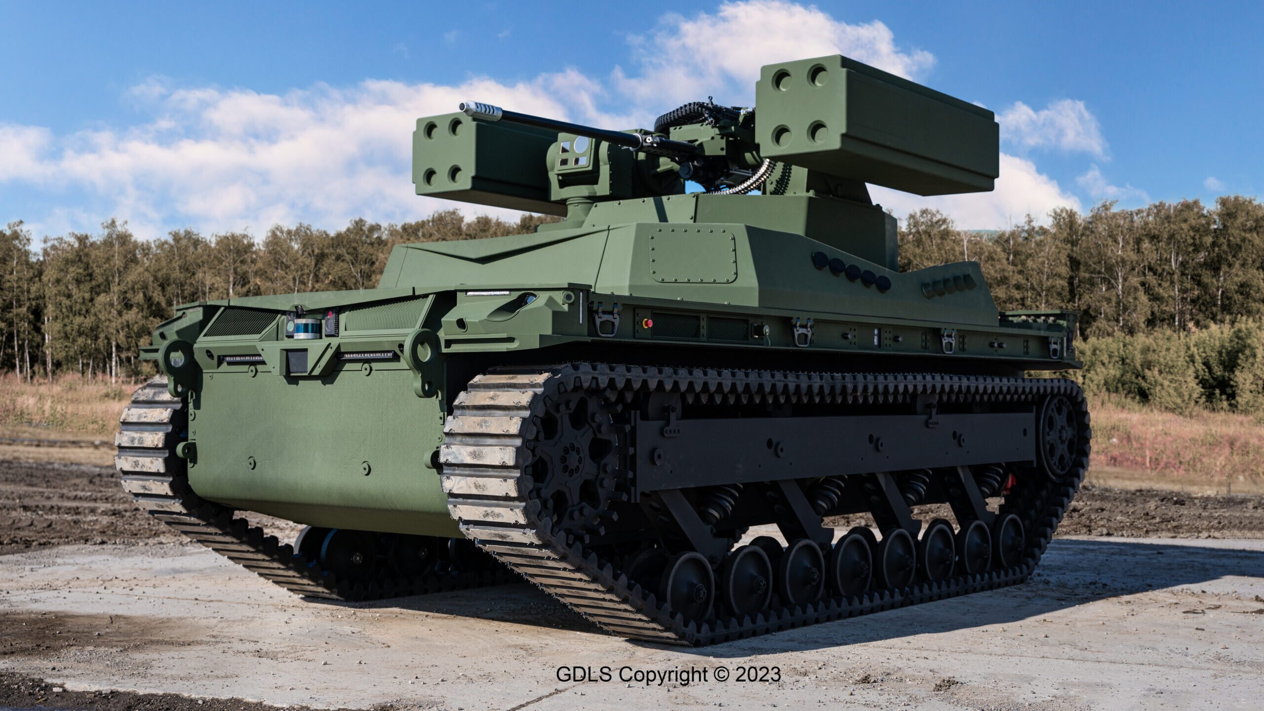 GDLS showcases short-range air defense payload on Tracked Robot 10-Ton
