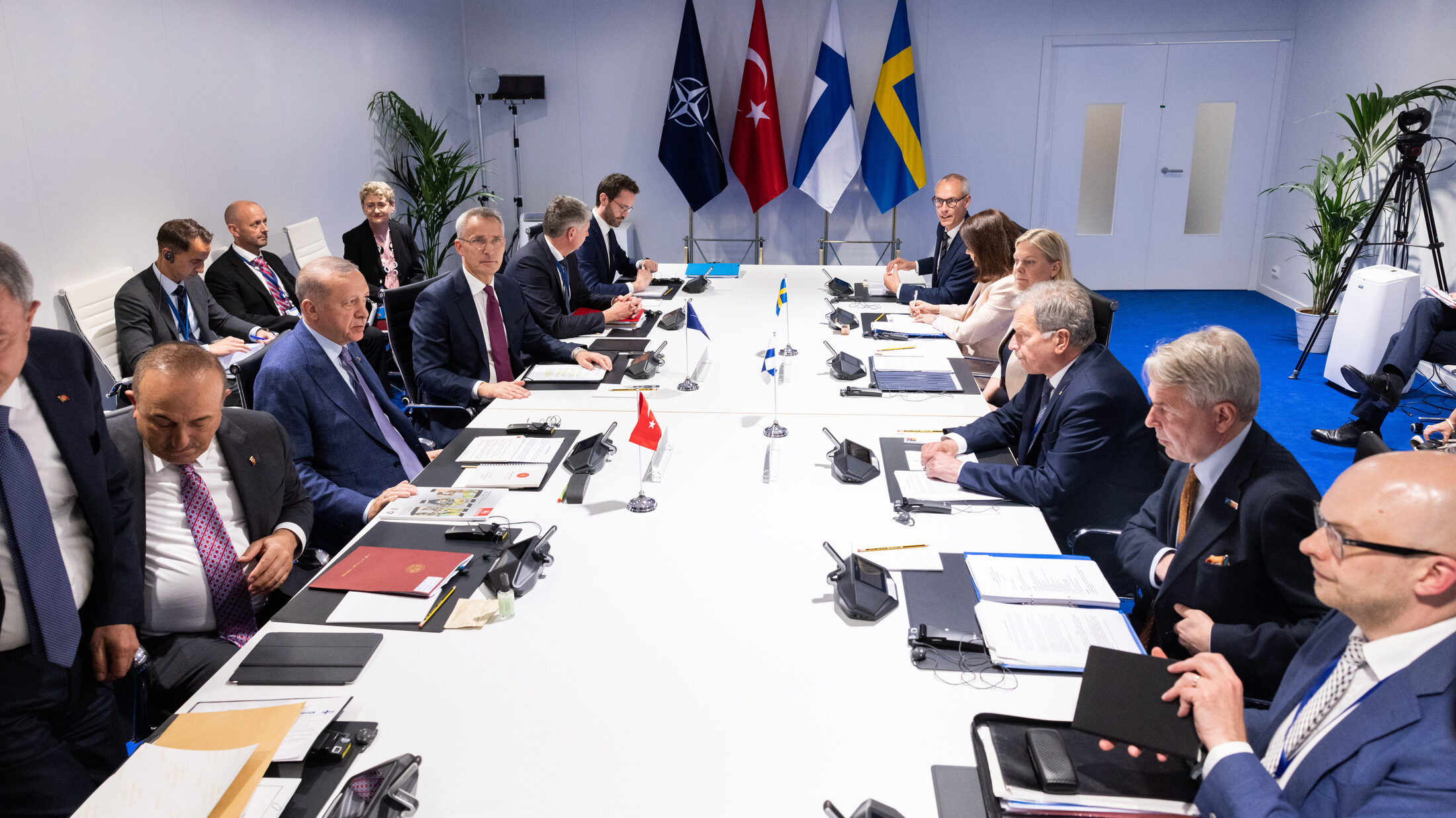 Trilateral meeting between Türkiye, Finland and Sweden – NATO Summit Madrid – Spain, 27-30 June 2022
