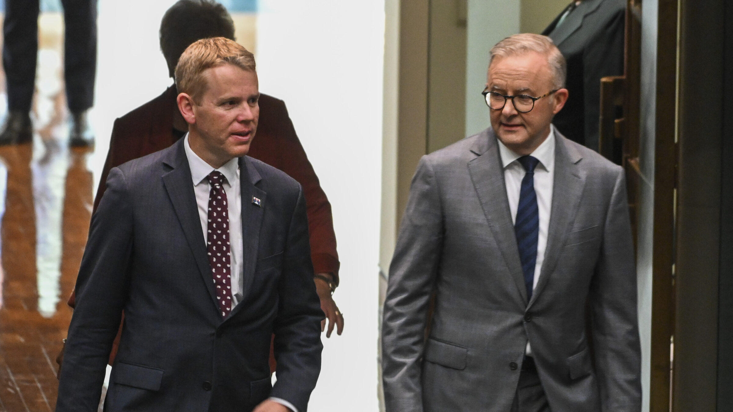 NZ’s Prime Minister Hipkins Vists Canberra