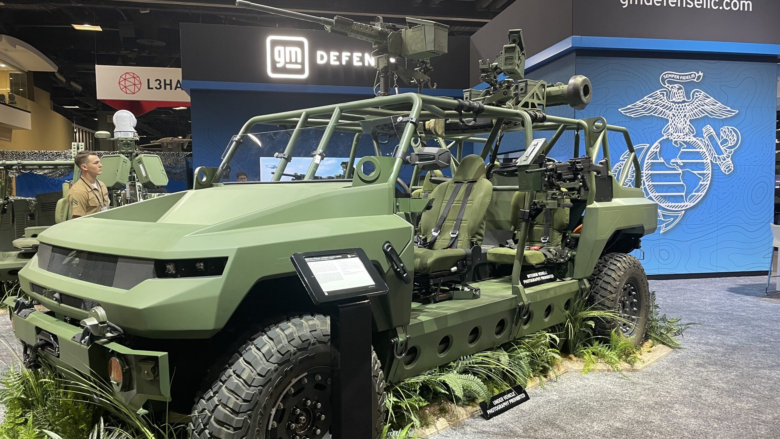 GM Defense displays modified Hummer EV design for military
