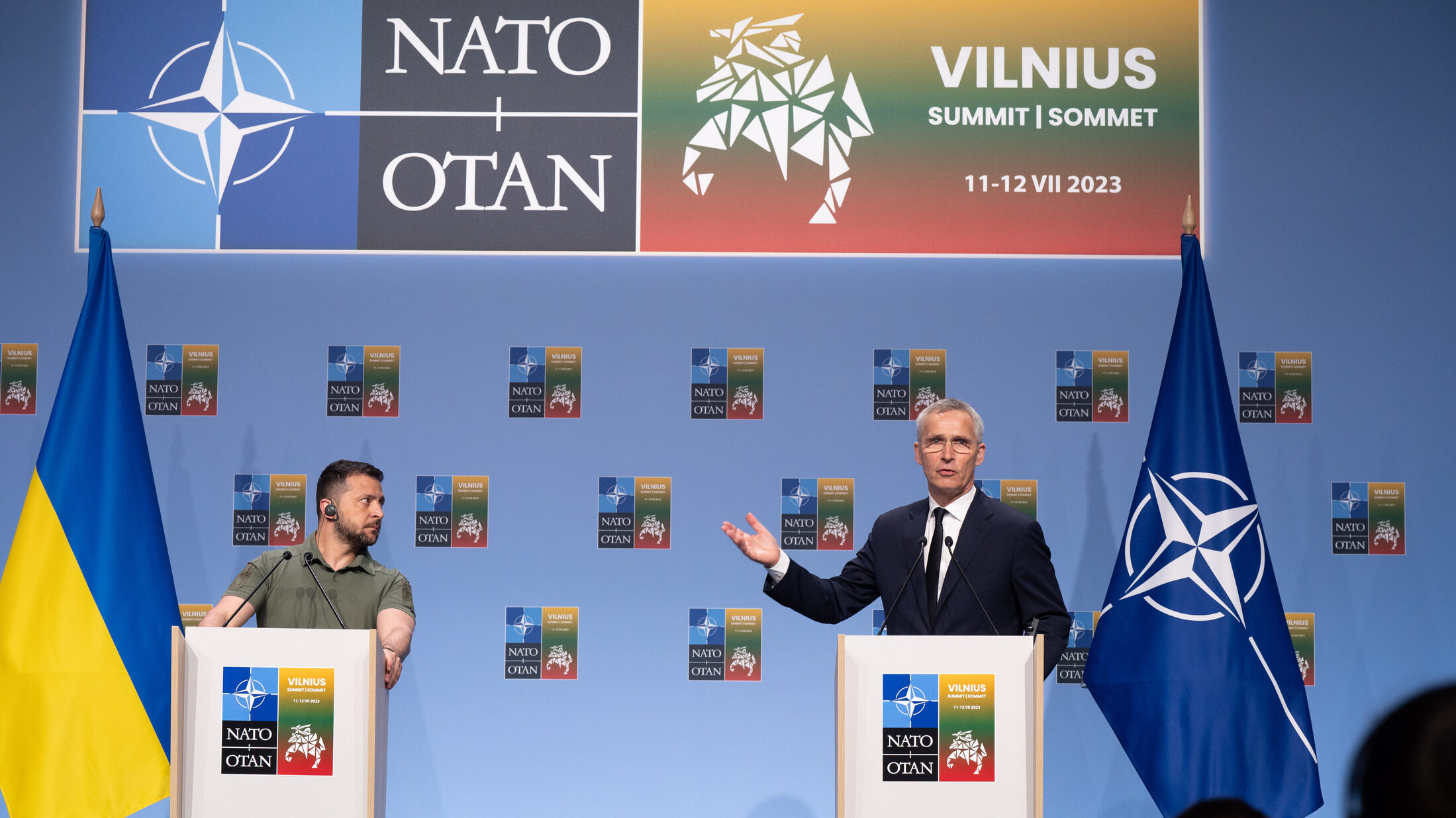 Joint press conference following the bilateral meeting by the NATO Secretary General and the President of Ukraine – 2023 NATO Vilnius Summit