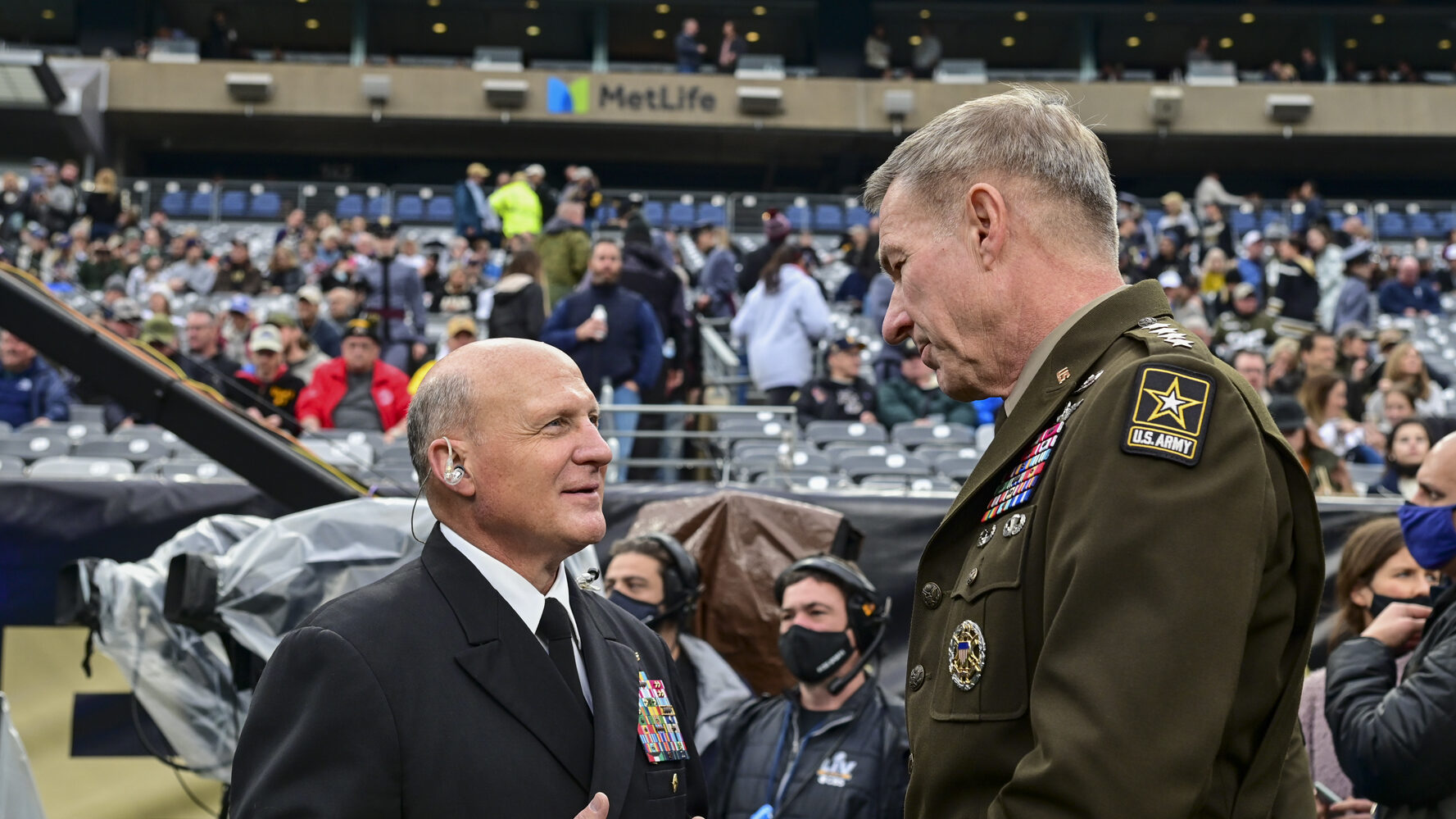 CNO Gilday at the 122nd Army-Navy Game