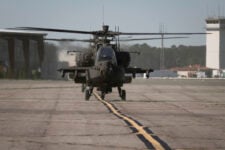 The 3rd Combat Aviation Brigade fields the AH-64E Apache.