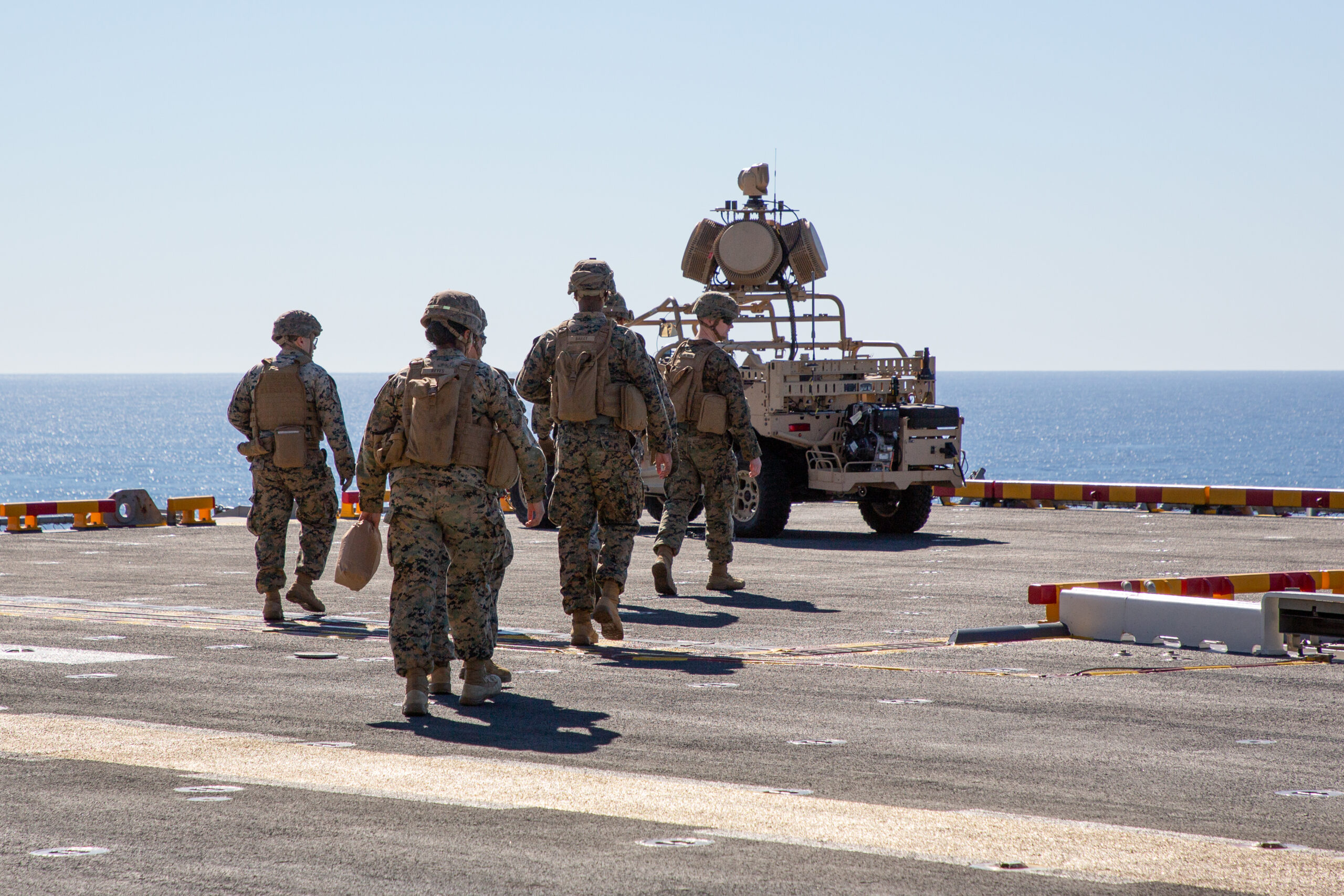 3rd LAAD conducts training aboard USS Makin Island