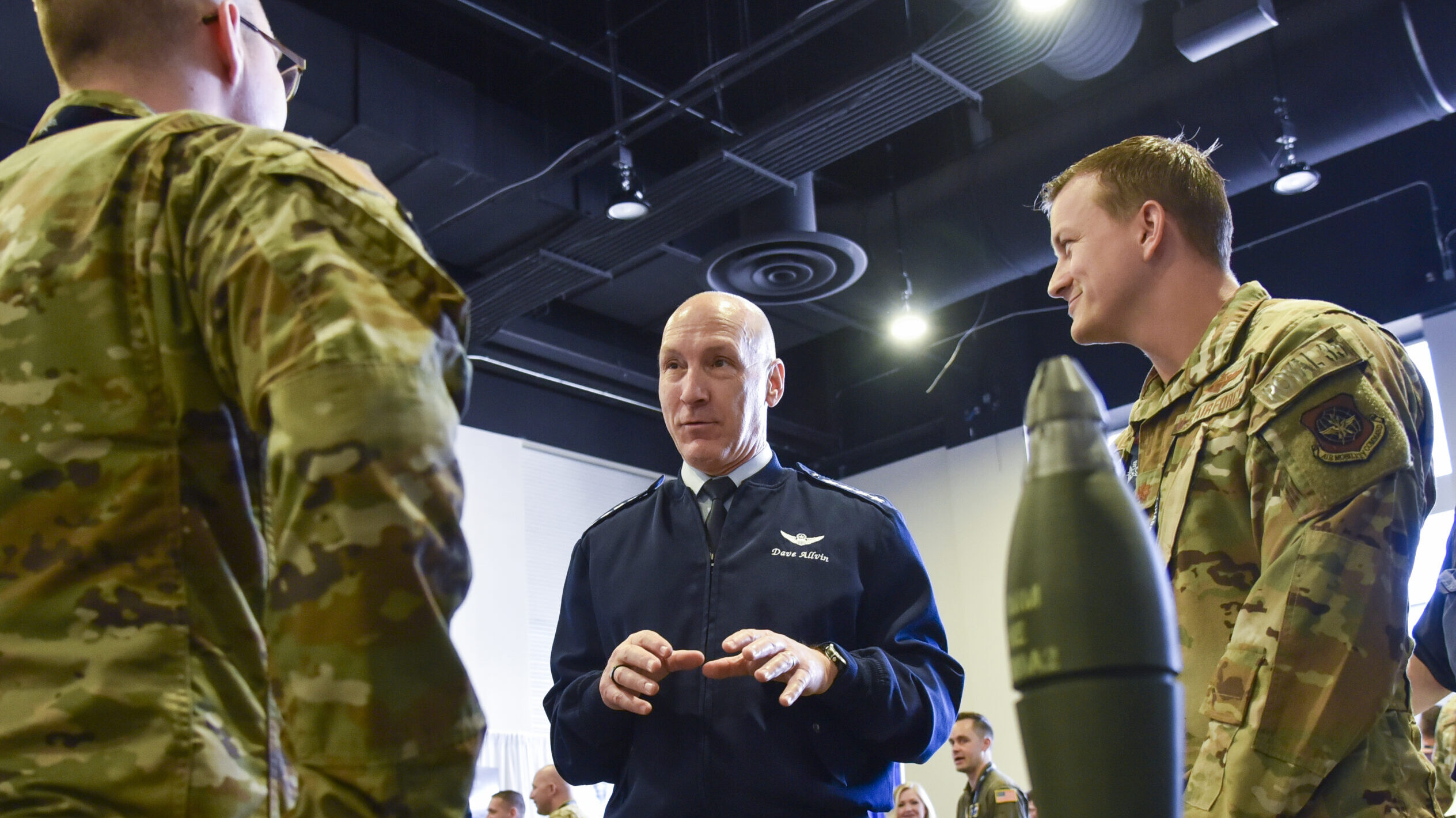 VCSAF allvin visits Spark Street at Air, Space and Cyber Conference
