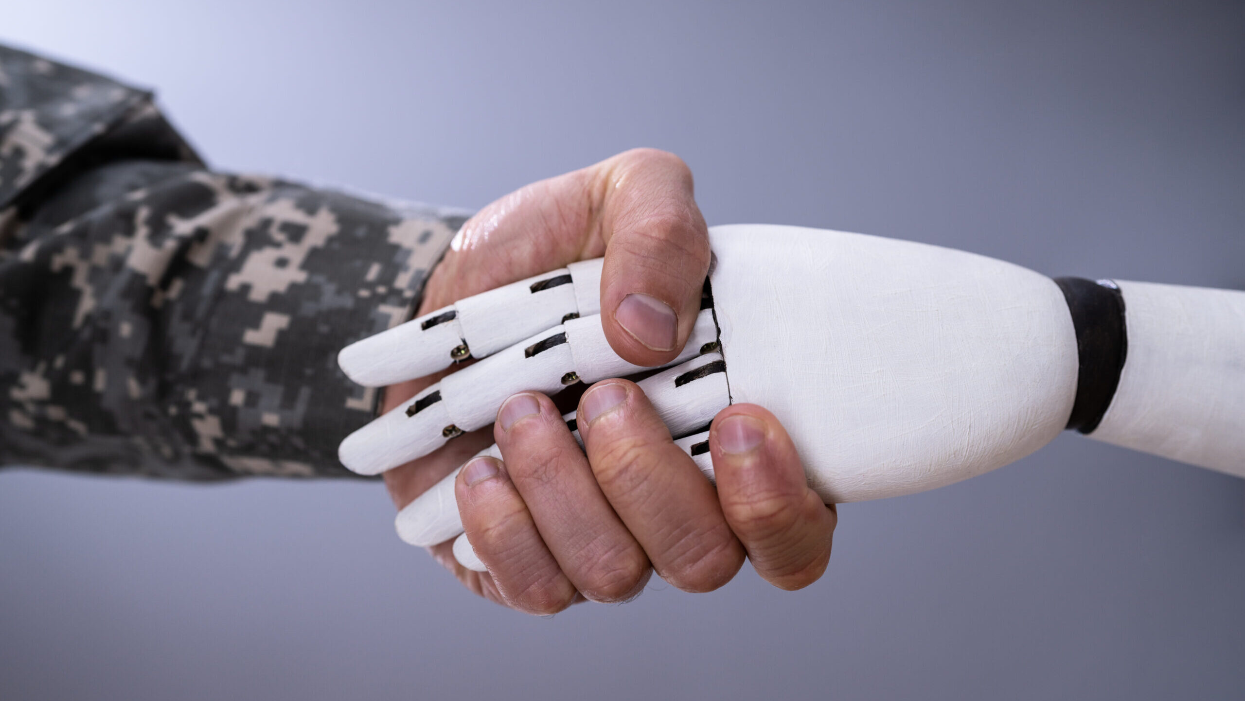 Robot AI Hand Handshake