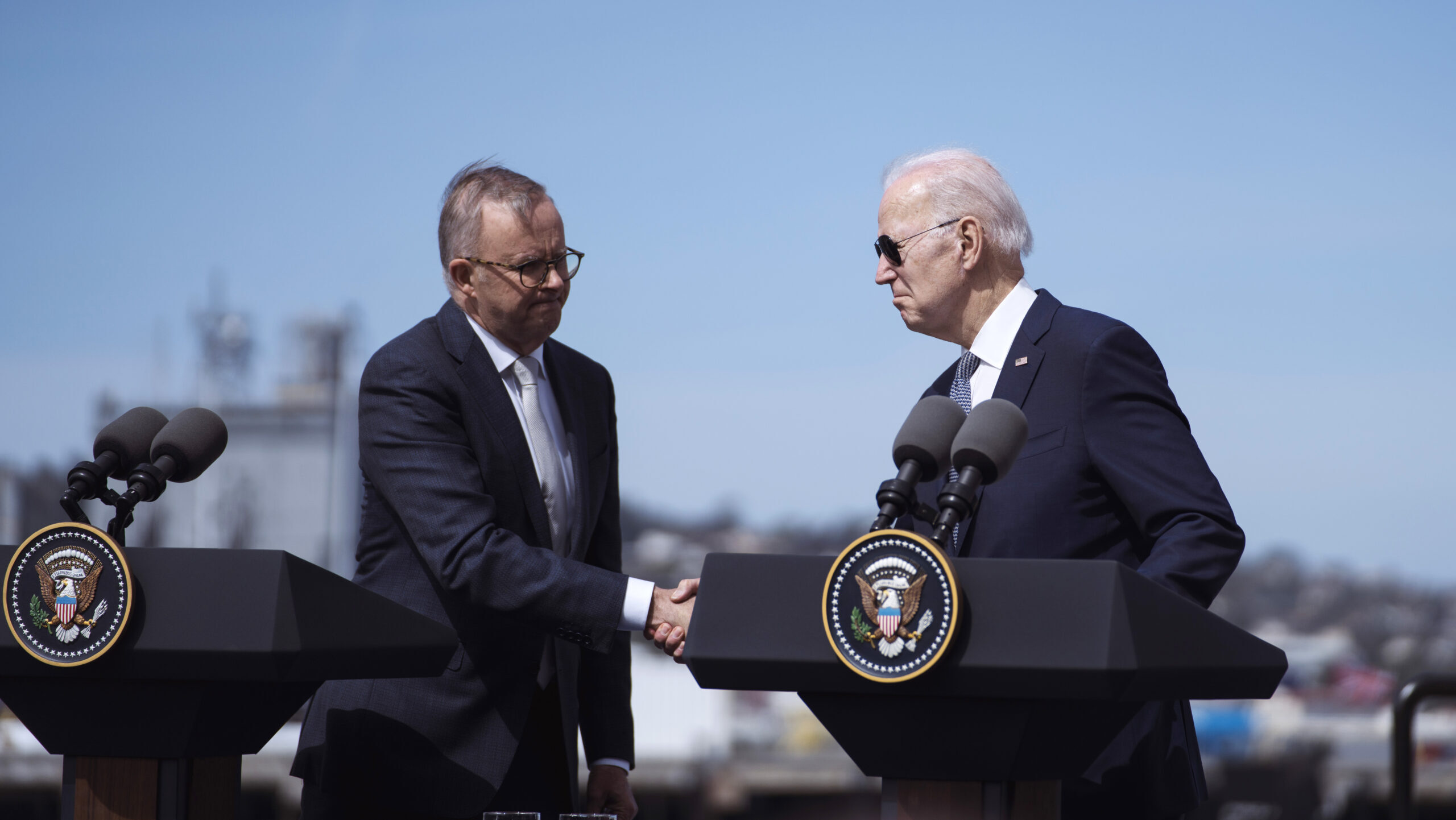 President Biden Delivers Remarks At Naval Base Point Loma