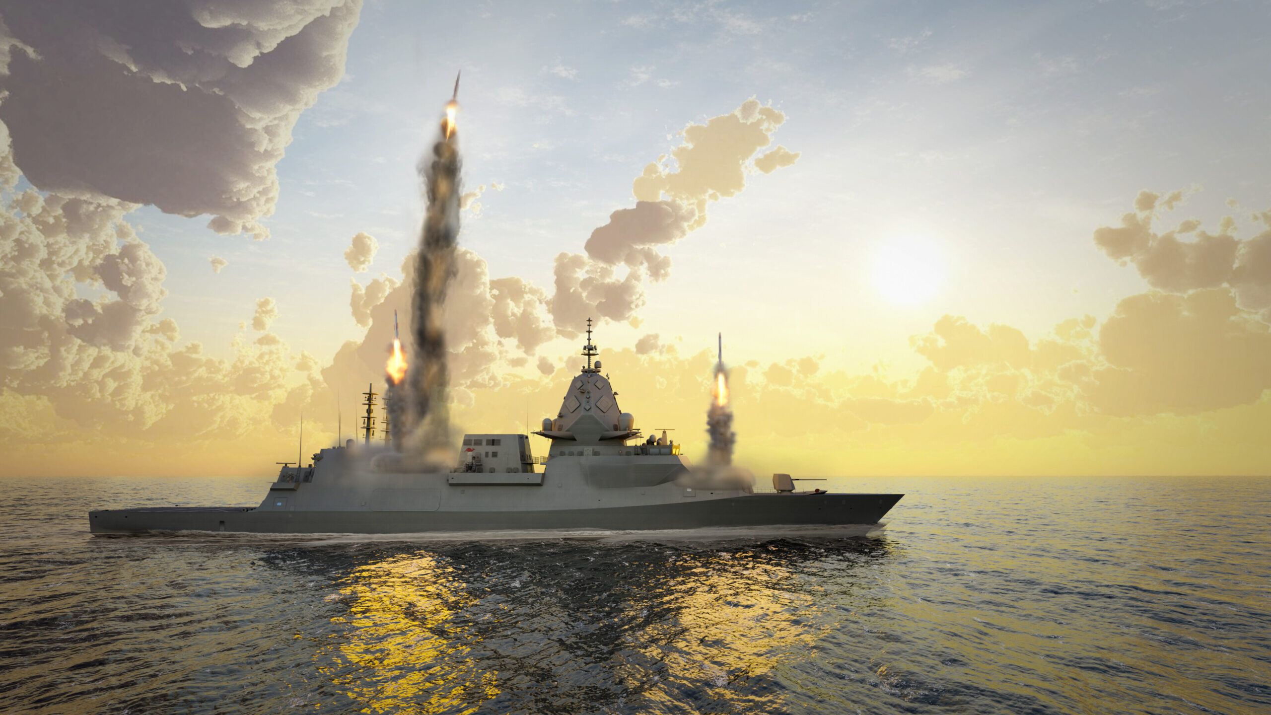 BAE touts upgunned missile tubes for $45B AUD Hunter ASW fleet