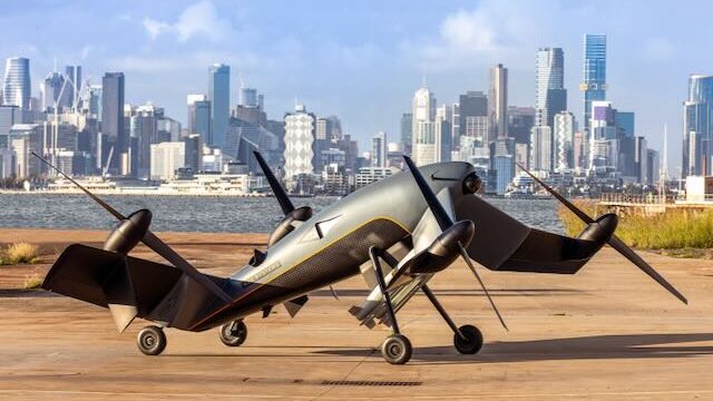 Aussie BAE Systems new VTOL long-range drone STRIX passes design review, in static testing