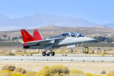 Air Force’s first T-7 touches down at Edwards AFB ahead of new test phase