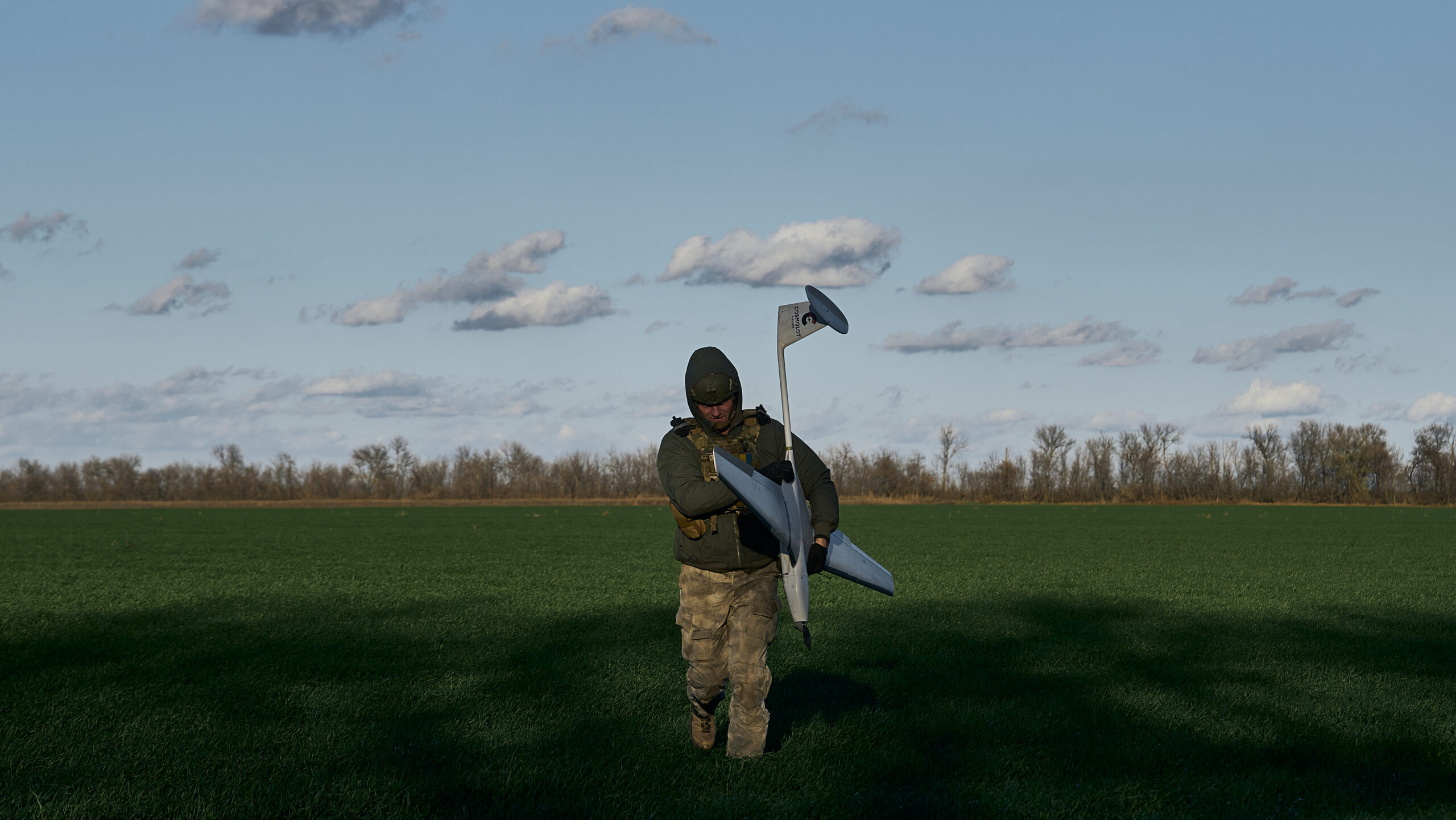 Ukrainian Infantry Operate Near Vuhledar