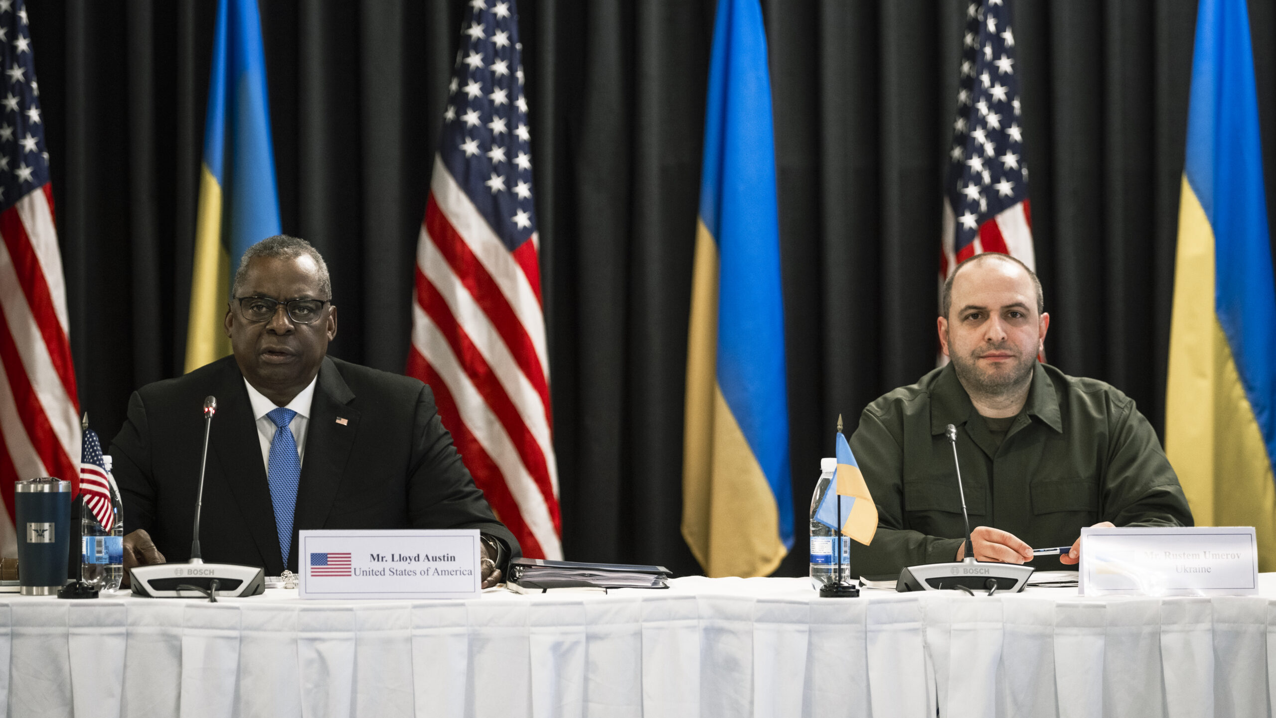 SECDEF Hosts 15th Ukraine Defense Contact Group