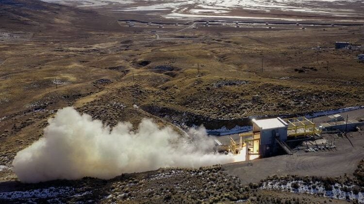 Northrop Grumman test fire solid rocket motor