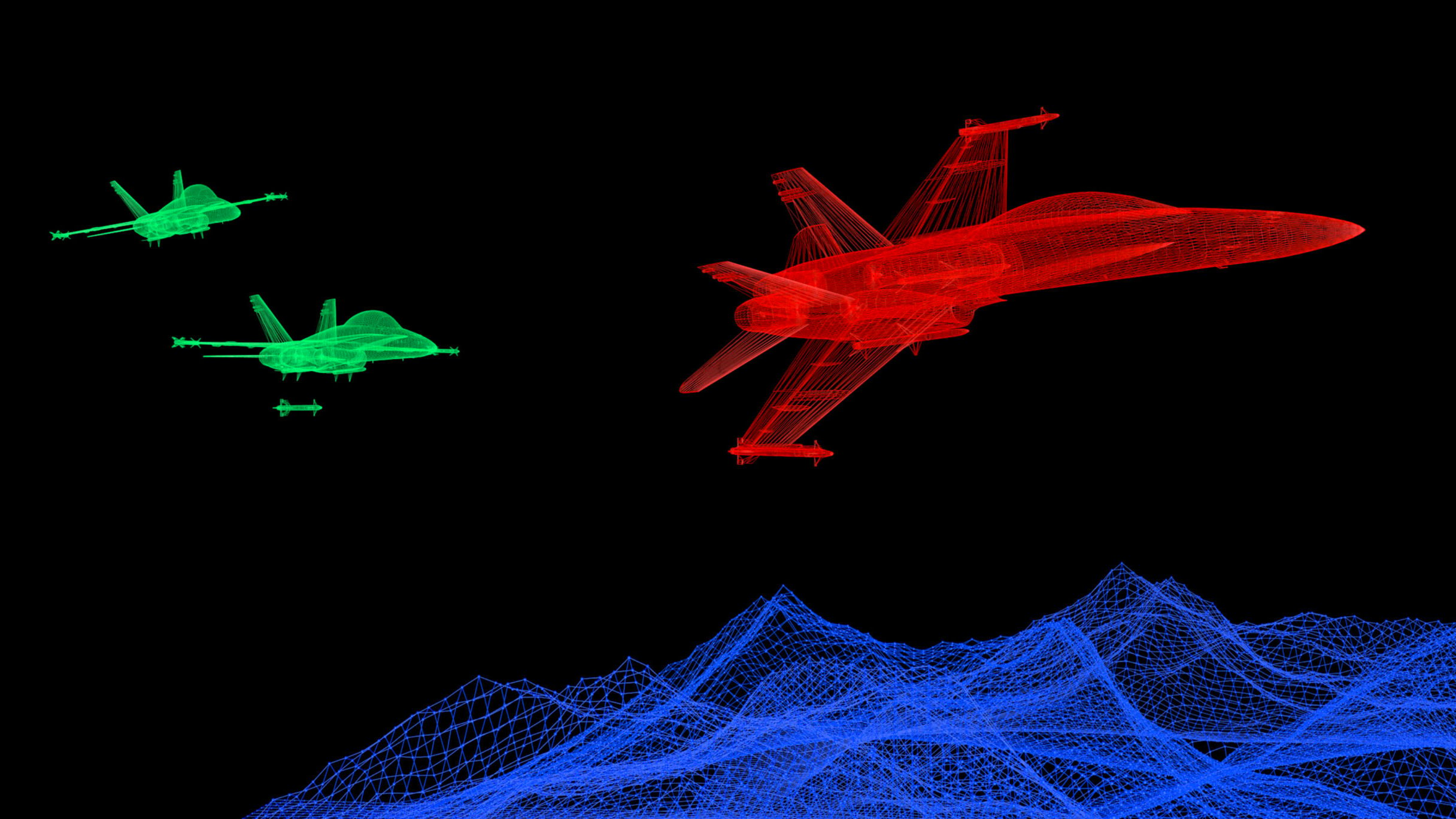 Digital fighter jets