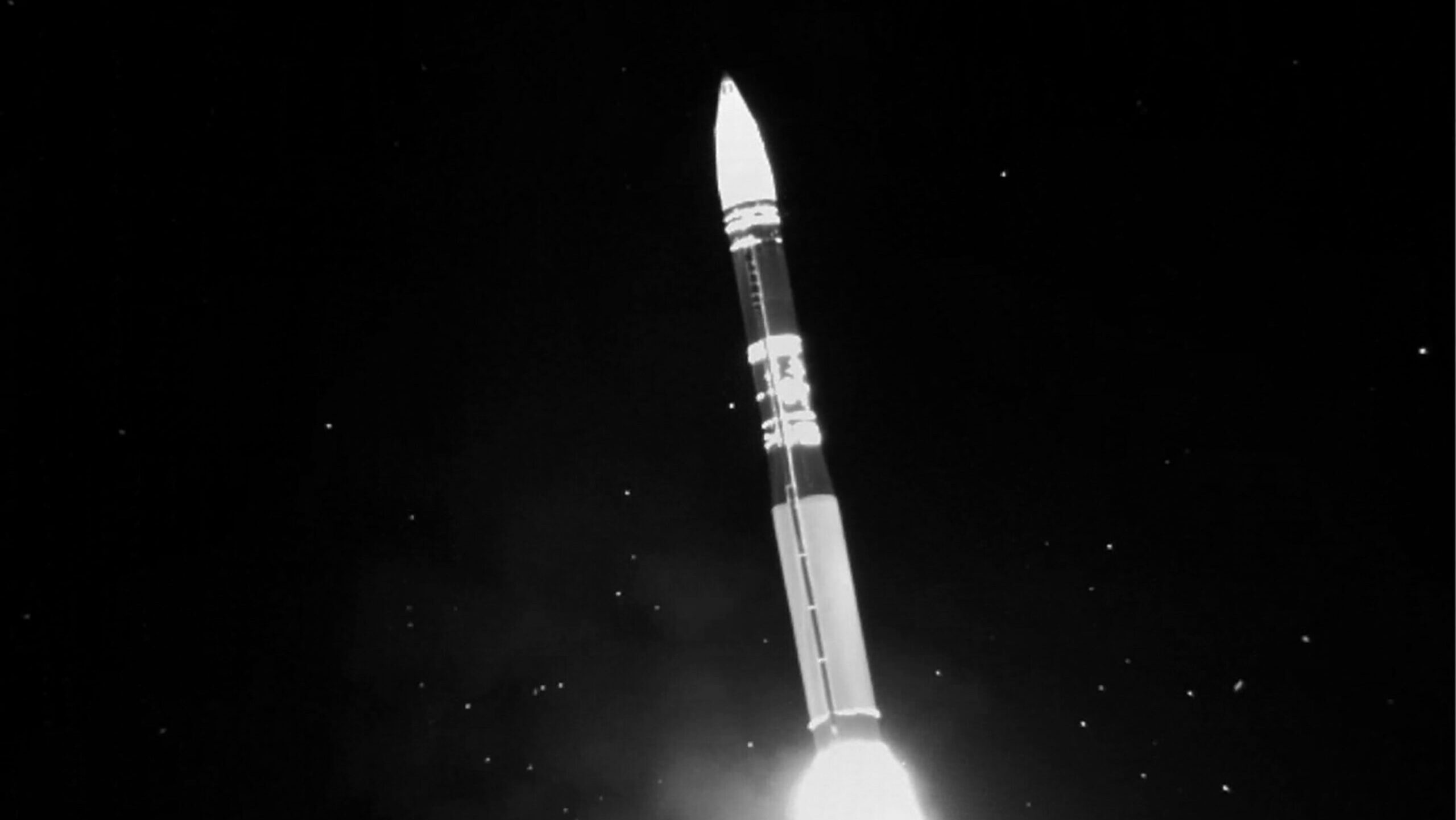 Unarmed Minuteman III ICBM launch