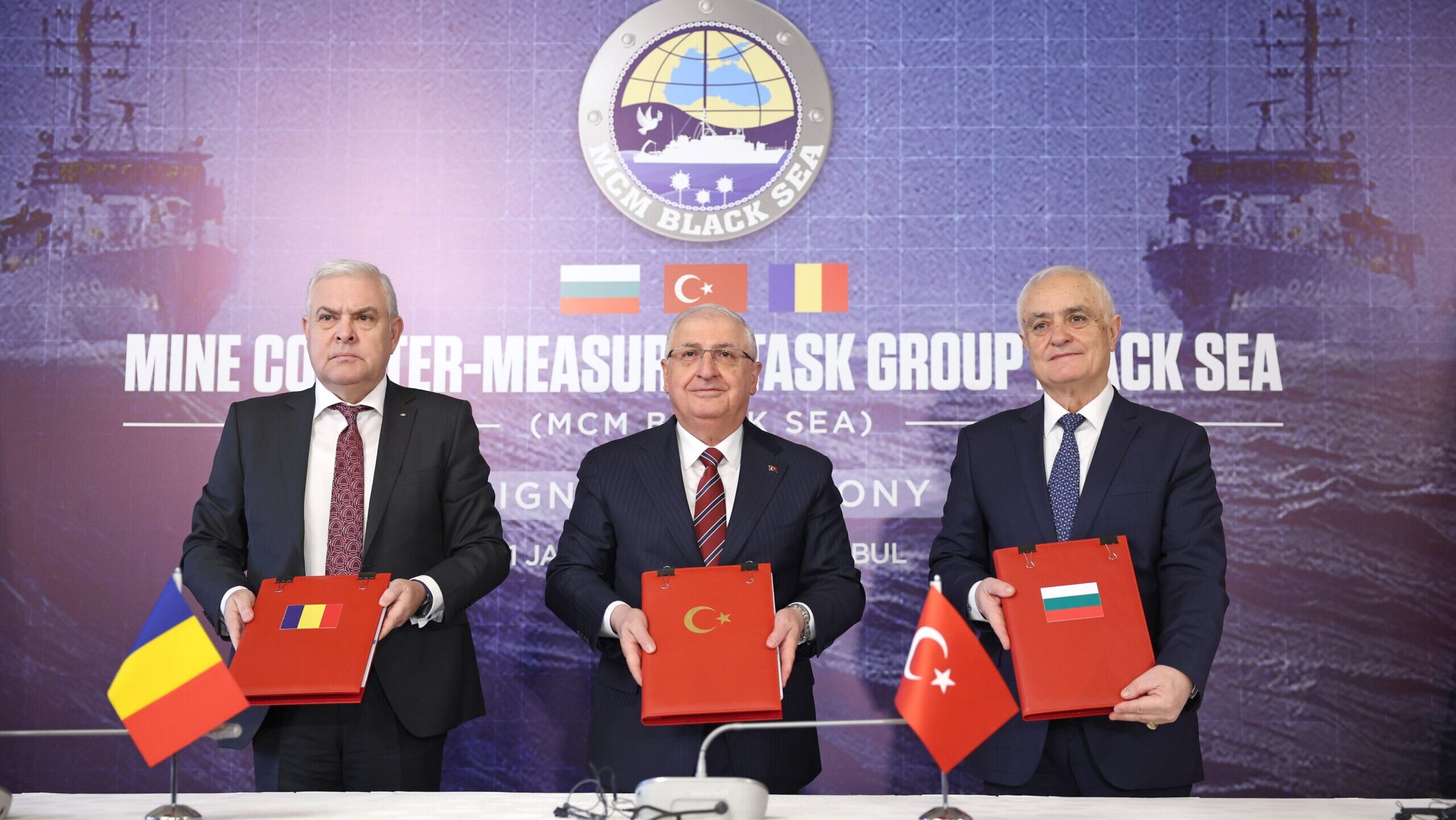 Officials from Romania, Turkey and Bulgaria