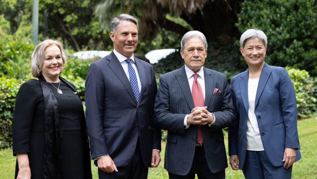 The foreign and defense ministers of Australia and New Zealand