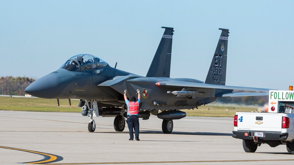 Boeing wrapping up lot 1 F-15EX deliveries after handing over first operational jet