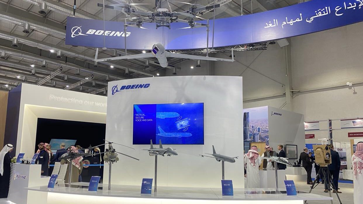 Boeing stand at WDS 2024