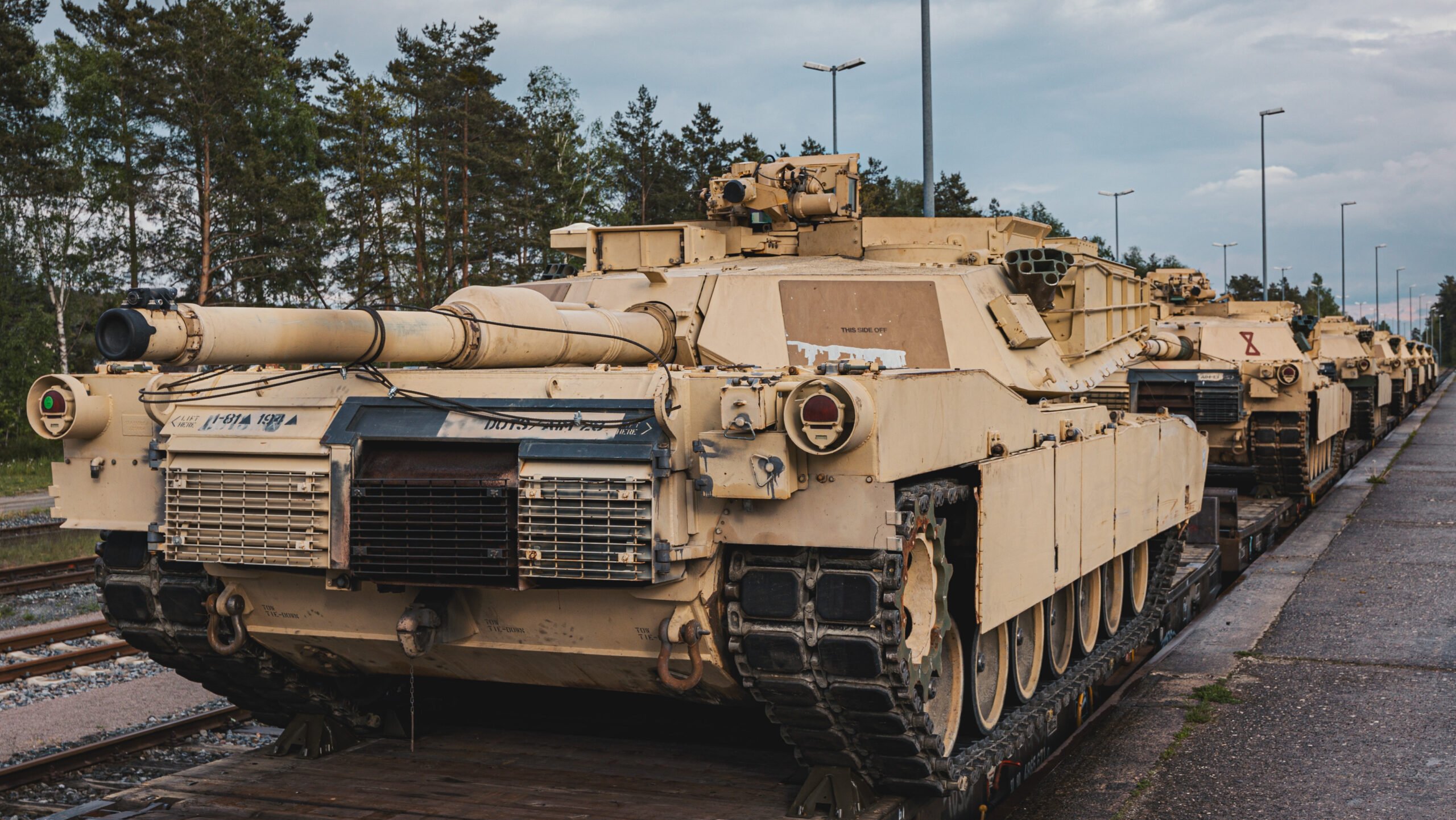 Tanks Arrive at Grafenwoehr Training Area