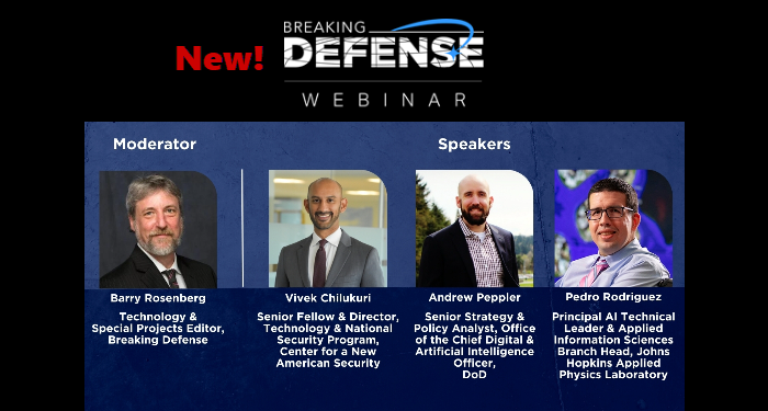 Generative AI, national security, and DoD business transformation webinar