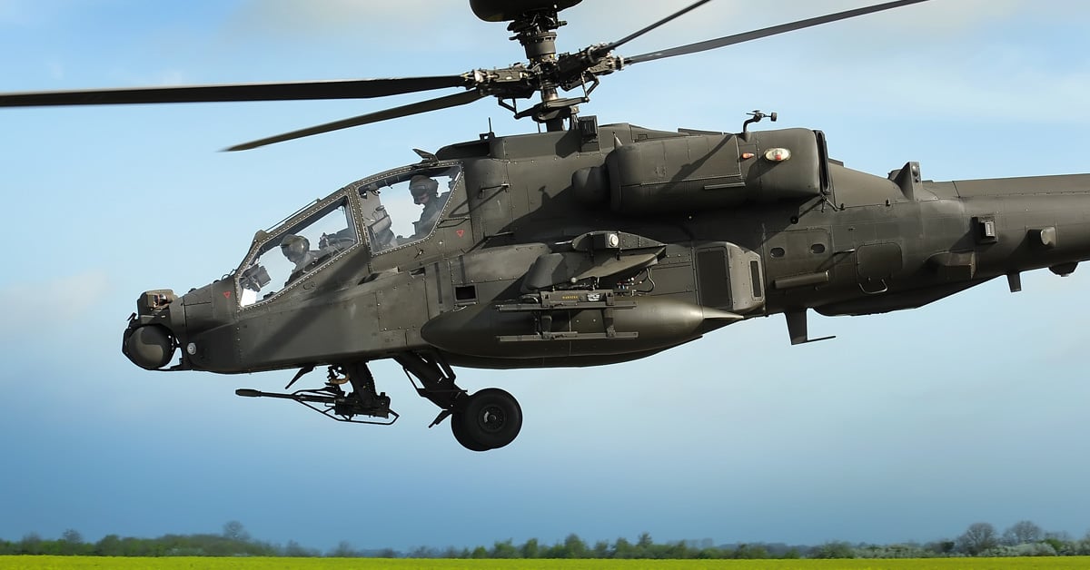Collins supplies a number of commercially developed technologies on the AH-64 and other Army Aviation platforms. (Photo courtesy of Collins)