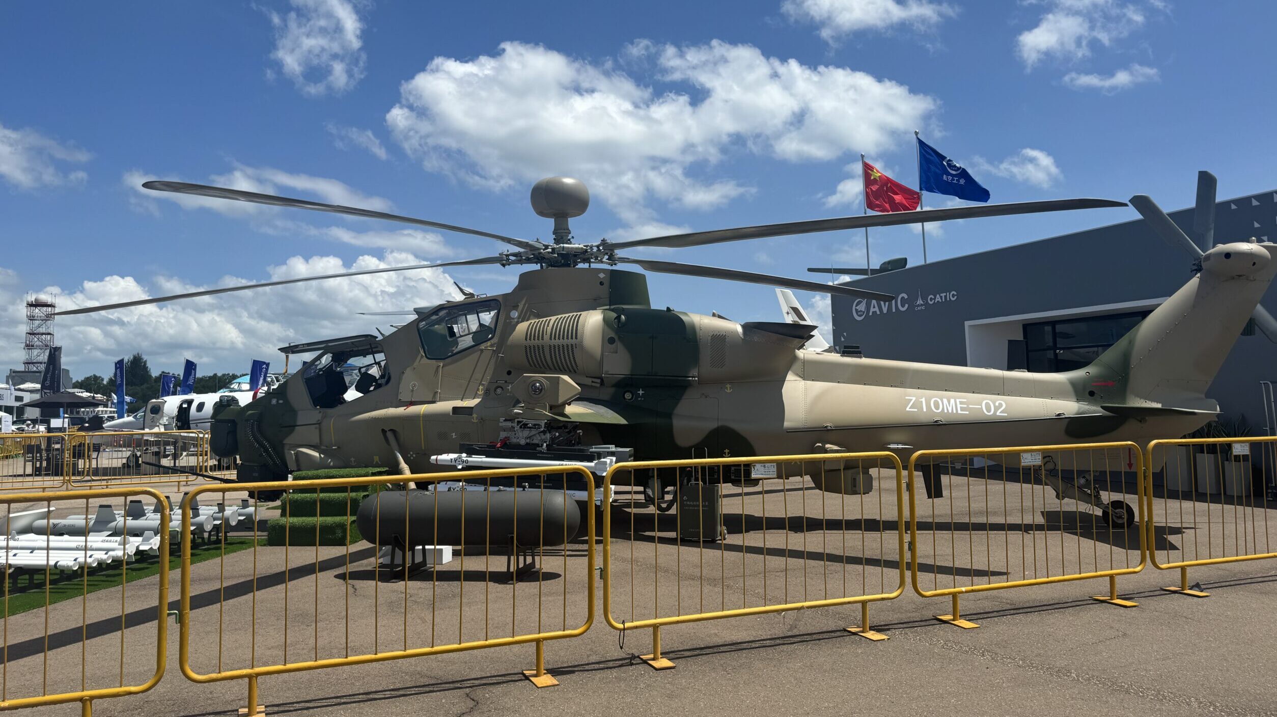 China shows off on first day of Singapore Air Show