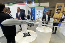 Iran shows off naval guns, missiles and UAV named ‘Gaza’ at Qatari defense show