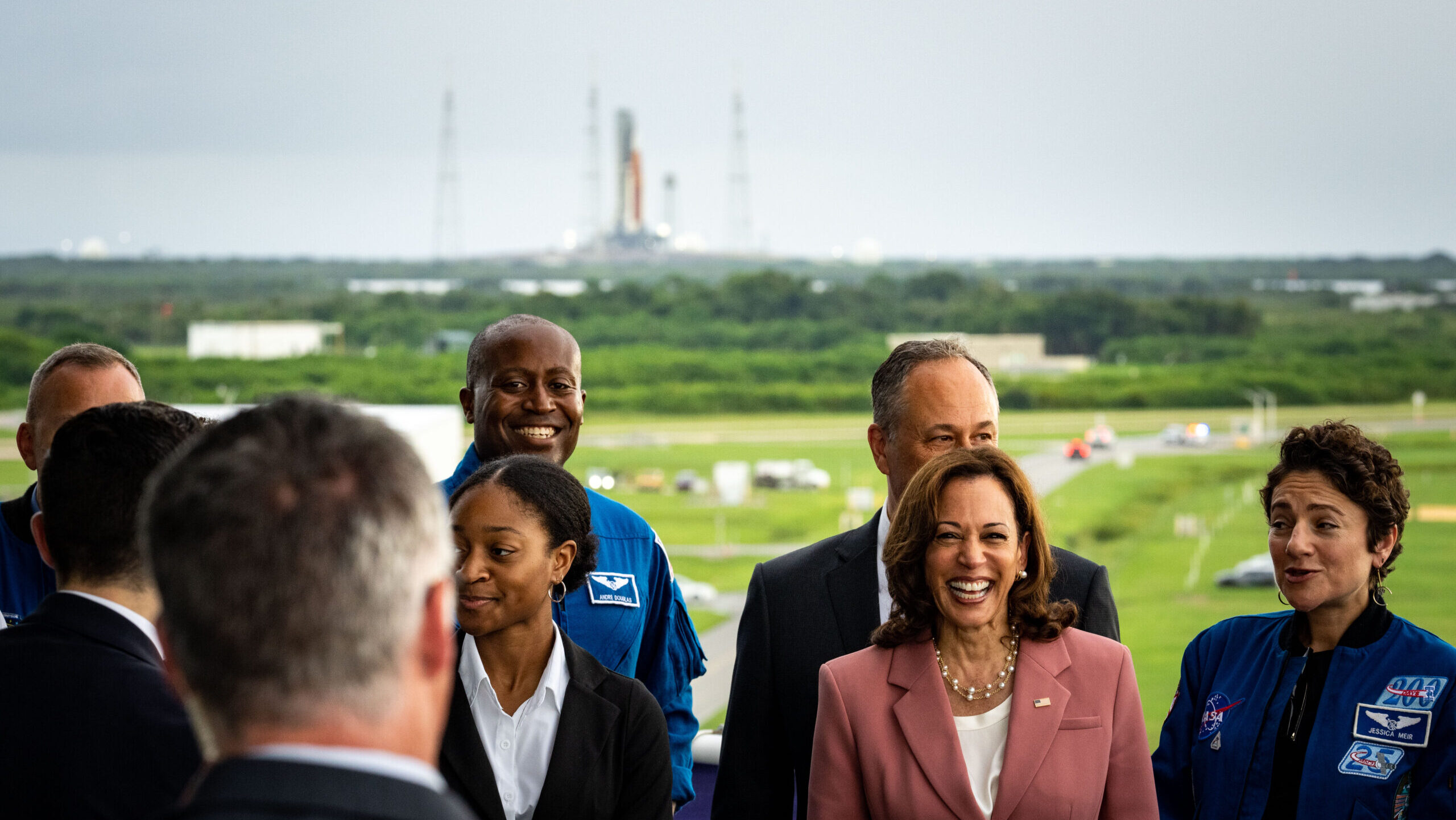 Vice President Harris at Kennedy Space Center for Artemis I Launch