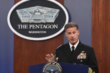 Press conference of Pentagon