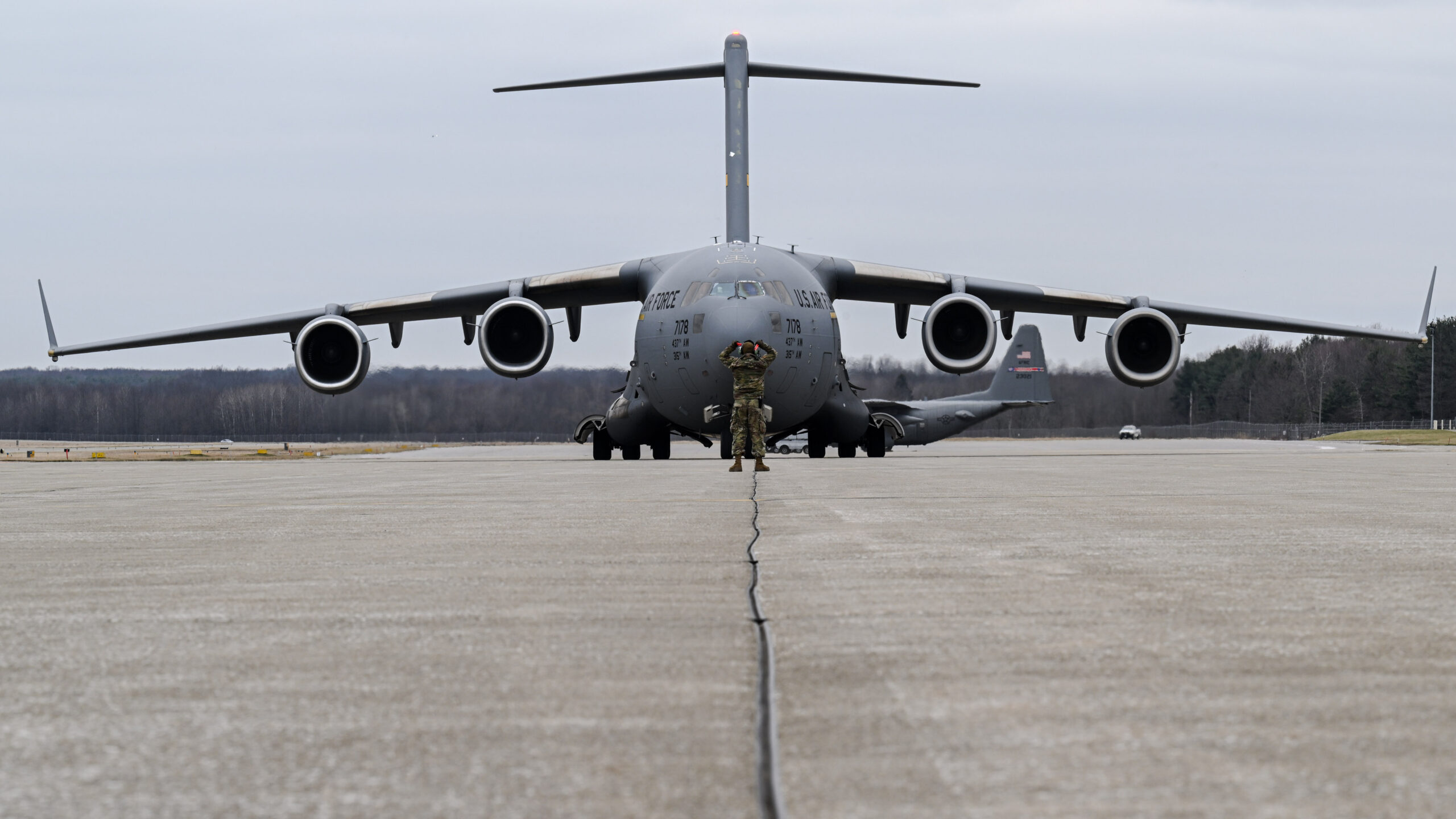 C-17 dropoff