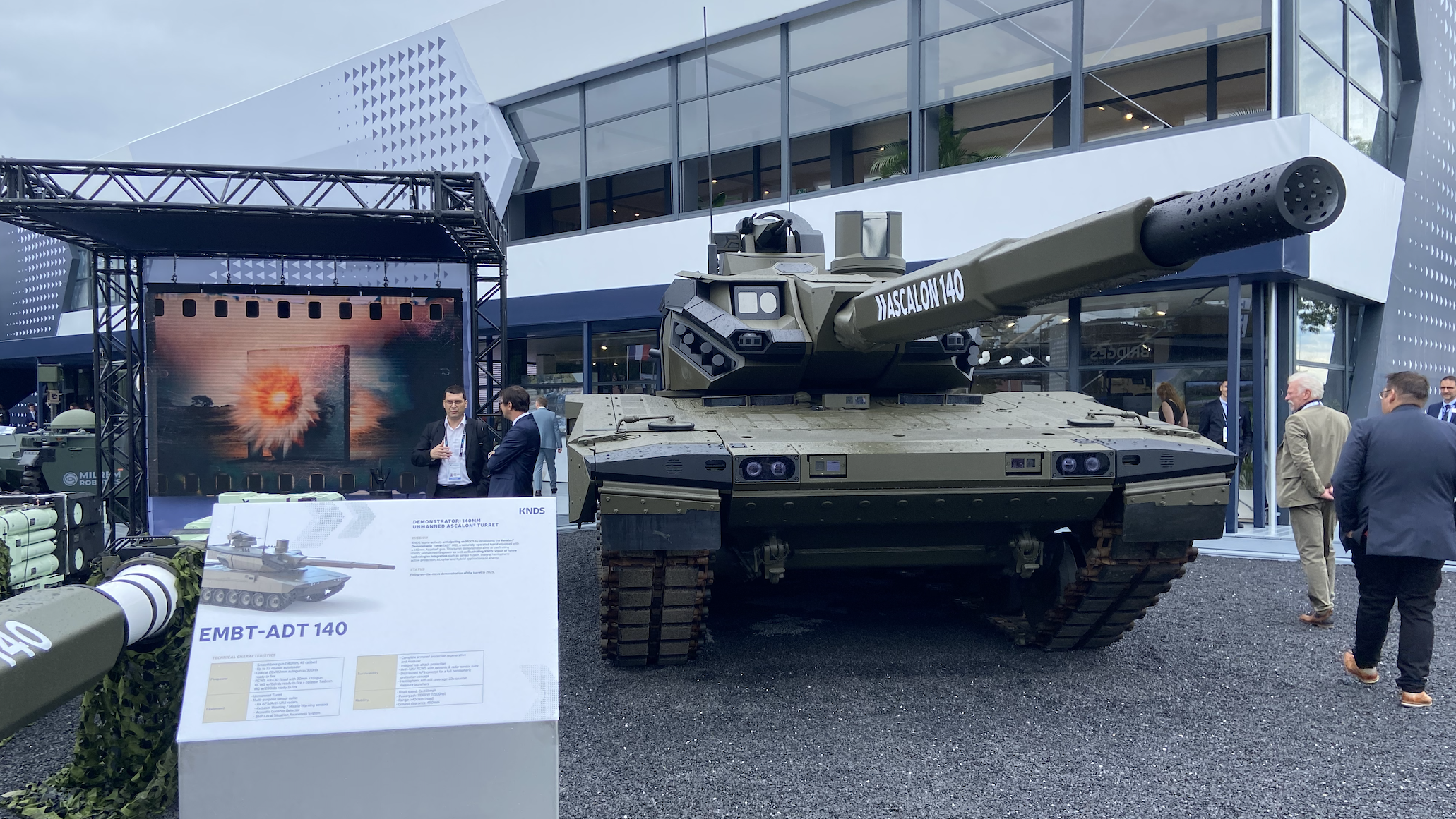 KNDS debuts Enhanced Main Battle Tank technology demonstrator